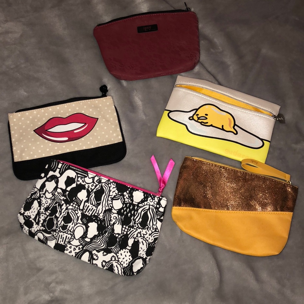5 ipsy make up bags - Picture 1 of 1